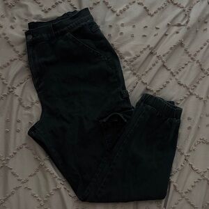 Black Cargo Jeans